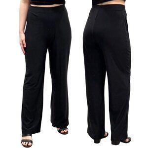 Spanx Bod-A-Bing! Pant High-Rise Shapewear Bottoms Straight Leg Black FLAWED